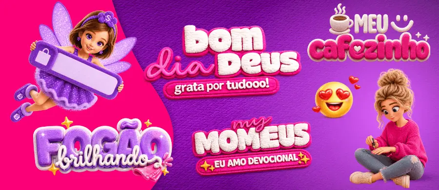 Banner com adesivos